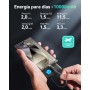 INIU Power Bank, 45W 10000mAh Slimmest Bateria Portatil con Cable USB C Integrado, USB C In&out PD 3.0 QC 4.0 Bateria Externa