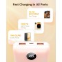 VEGER Bateria Externa Carga Rapida,20000mAh Power Bank,USB C 22.5W Bateria Portatil，PD 20W QC 3.0 Cargador Portatil, Powerbank