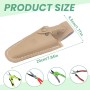 OUDQFCJ Funda de Cuero para Tijeras de Jardín, Soporte para Alicates de Poda, Funda para Podadora de Jardín, Funda de Tijera de