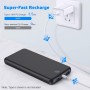 Power Bank Magnético para MagSafe, 4-in-1 10800mAh Bateria Externa Inalámbrica QC4.0+PD 22,5W USB C Carga Rapida Bateria