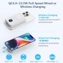 Power Bank Magnético para MagSafe, 4-in-1 10800mAh Bateria Externa Inalámbrica QC4.0+PD 22,5W USB C Carga Rapida Bateria