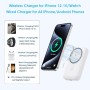 Power Bank Magnético para MagSafe, 4-in-1 10800mAh Bateria Externa Inalámbrica QC4.0+PD 22,5W USB C Carga Rapida Bateria