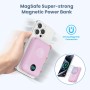 Power Bank Magnético para MagSafe, 4-in-1 10800mAh Bateria Externa Inalámbrica QC4.0+PD 22,5W USB C Carga Rapida Bateria