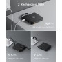 VRURC Power Bank 20000mAh, Power Bank con Cables Integrados, Batería de Carga Rápida USB C de 22,5 W, Pantalla LED para iPhone