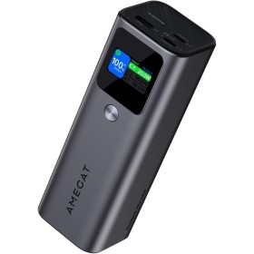 AMEGAT Power Bank 140W, 27600mAh Bateria Externa PD 3.1 USB C Input & Output con 3 Puertos, Pantalla Digital, para Portátiles,
