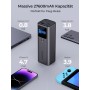 AMEGAT Power Bank 140W, 27600mAh Bateria Externa PD 3.1 USB C Input & Output con 3 Puertos, Pantalla Digital, para Portátiles,