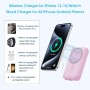 Power Bank Magnético para MagSafe, 4-in-1 10800mAh Bateria Externa Inalámbrica QC4.0+PD 22,5W USB C Carga Rapida Bateria