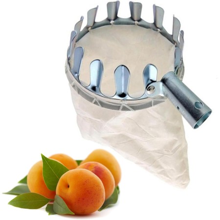 Recogedor de Frutas,Recoge Frutas,Ø16 cm Recolector de Frutas,Frutas Herramientas Recolectoras,Fruit Picker Hortícola,Recolector