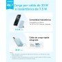 Anker Zolo Power Bank Magnético, Cargador Portátil Inalámbrico de 10.000 mAh con Carga Rápida Máxima de 30 W, Batería con Cable