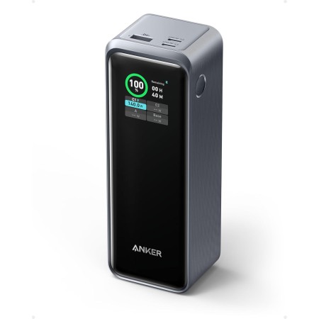 Anker Prime Power Bank Carga Rapida, Cargador Portátil de 27,650 mAh, 250W, y con 3 Puertos, Compatible con iPhone 16/15 Series,