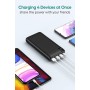 A ADDTOP 22.5W Power Bank 26800mAh - Batería Externa Carga Rápida - Cargador Portátil con PDQC 3.0 Pantalla LED y 4 Outputs para