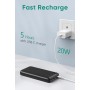 A ADDTOP 22.5W Power Bank 26800mAh - Batería Externa Carga Rápida - Cargador Portátil con PDQC 3.0 Pantalla LED y 4 Outputs para