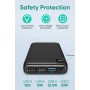 A ADDTOP 22.5W Power Bank 26800mAh - Batería Externa Carga Rápida - Cargador Portátil con PDQC 3.0 Pantalla LED y 4 Outputs para