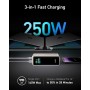 Anker Prime Power Bank Carga Rapida, Cargador Portátil de 27,650 mAh, 250W, y con 3 Puertos, Compatible con iPhone 16/15 Series,