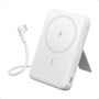 Anker Zolo Power Bank Magnético, Cargador Portátil Inalámbrico de 10.000 mAh con Carga Rápida Máxima de 30 W, Batería con Cable