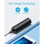 Anker PowerCore 5000, Batería Externa Universal, Micro-USB, 5000 mAh para iPhone 16/15 Series, 18,5 WH, 2 A, Negro