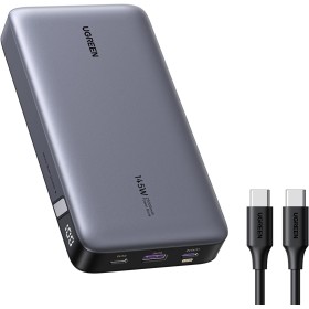 UGREEN Nexode Power Bank 145W 25000mAh, Cargador Portátil con Carga Rápida 140W con Pantalla, Batería Externa Compatible con
