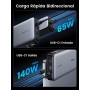 UGREEN Nexode Power Bank 145W 25000mAh, Cargador Portátil con Carga Rápida 140W con Pantalla, Batería Externa Compatible con
