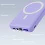 Mag-safe Power Bank 10000mAh, AOGUERBE Magnético Bateria Externa, Inalámbrico 5W 7.5W 15W, 22.5W QC USB-A, 20W PD USB- C y 18W