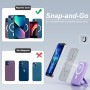 Mag-safe Power Bank 10000mAh, AOGUERBE Magnético Bateria Externa, Inalámbrico 5W 7.5W 15W, 22.5W QC USB-A, 20W PD USB- C y 18W