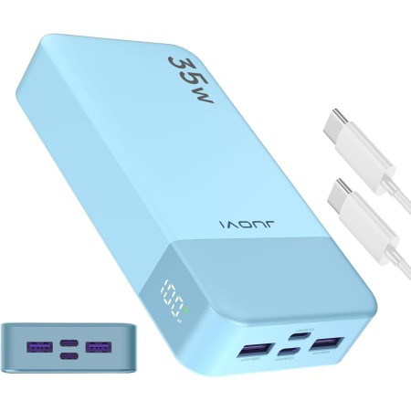 Portable Power Bank 20000mAh, JUOVI 35W Cargador portátil, batería de Carga rápida, PD3.0 QC4.0 batería Externa del teléfono con