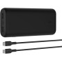 Belkin BoostCharge batería externa carga rápida 20000mAh con 3 puertos, PD a 20W, cargador portátil para Phone 16, 15, 14, 13,