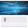 Dpofirs Cargador Rápido del Banco de Energía, Caja del Banco de Energía Móvil DIY H02B 21700 Cargador de Batería Caja de 2