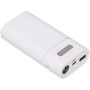 Dpofirs Cargador Rápido del Banco de Energía, Caja del Banco de Energía Móvil DIY H02B 21700 Cargador de Batería Caja de 2