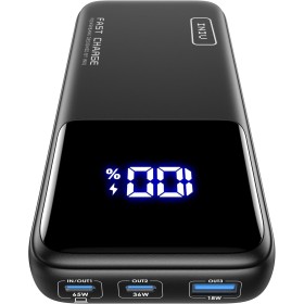 INIU Power Bank, 65W 20000mAh Bateria Externa Carga Rapida, Cargador Portatil USB C Input & Output para MacBook Pro Steam Deck