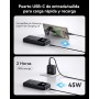 INIU Power Bank, 65W 20000mAh Bateria Externa Carga Rapida, Cargador Portatil USB C Input & Output para MacBook Pro Steam Deck