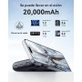 INIU Power Bank, 65W 20000mAh Bateria Externa Carga Rapida, Cargador Portatil USB C Input & Output para MacBook Pro Steam Deck