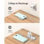 Power Bank 20000mAh, VEEKTOMX Bateria Externa USB C Cargador Portatil con Cables Integrados, 5 Salidas y 2 Entradas Powerbank