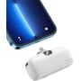 Power Bank Mini 5000mAh,Kuulaa 20W Cargador Portátil Batería Externa Peso Ligero [Lipstick-Size] con Salida de 3A Carga rápida
