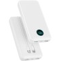 Power Bank 26800mAh con Cable, PD 25W QC4.0 Carga Rápida Batería Externa USB C, 5 Salidas Bateria Portatil con Pantalla LCD