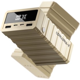 imuto 𝟏𝟎𝟎𝐖 Power Bank, 26800mAh Bateria Externa Carga Rapida, Bateria Portatil de 4 Puertos con Pantalla Digital, Compatible con