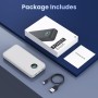 Power Bank 26800mAh con Cable, PD 25W QC4.0 Carga Rápida Batería Externa USB C, 5 Salidas Bateria Portatil con Pantalla LCD