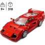LEGO Speed Champions Supercoche Ferrari F40 Maqueta de Coche de Carreras de Juguete con Minifigura de Piloto, Set con Vehículo