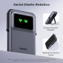 UGREEN Uno Power Bank Magnético 5000mAh, Cargador Portátil PD 20W, Batería Externa Inalámbrica con Pantalla y Soporte,