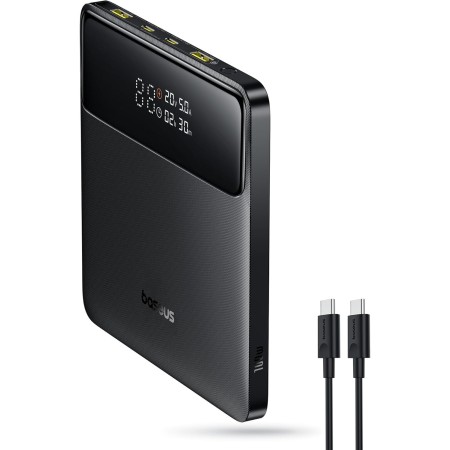 Baseus Powerbank, 20000mAh 100W PD Slim batería Externa QC 4.0 Cargador rápido, Blade H1 USB C para portátiles MacBook iPad,