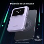 UGREEN Uno Power Bank Magnético 5000mAh, Cargador Portátil PD 20W, Batería Externa Inalámbrica con Pantalla y Soporte,