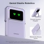 UGREEN Uno Power Bank Magnético 5000mAh, Cargador Portátil PD 20W, Batería Externa Inalámbrica con Pantalla y Soporte,