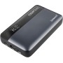 Intenso Powerbank HE20000 - Batería Externa (100 W, Cable de Carga USB-C a USB-C, 20000 mAh), Color Gris y Negro