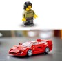 LEGO Speed Champions Supercoche Ferrari F40 Maqueta de Coche de Carreras de Juguete con Minifigura de Piloto, Set con Vehículo