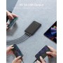 Batería Externa USB C Power Bank 26800mAh Bateria Portatil Carga Rapida Cargador Portátil Móvil con 4 Puertos Smart E Salidas y