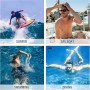 Aisprts Bañador Hombre con Bolsillos con Cremallera Bañador Natacion Repelente al Agua de Secado Rápido Pantalones Cortos Hombre