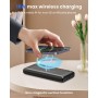 BRENCIL Batería Externa Inalámbrico 27000mAh Power Bank, 20W Batería Externa Carga Rápida, Wireless Cargador Portátil, Bateria