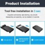 Caja HDD de 2,5/3,5 pulgadas, carcasa de disco duro USB 3,0 de 5Gbps, 