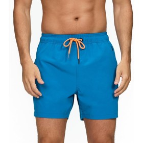 Aisprts Bañador Hombre con Bolsillos con Cremallera Bañador Natacion Repelente al Agua de Secado Rápido Pantalones Cortos Hombre