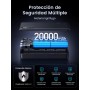 UGREEN Power Bank 20000mAh 22.5W Batería Externa con Cable USB C Cargador Portátil PD 20W con Pantalla LED Compatible con iPhone