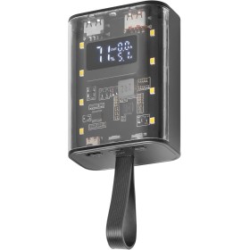 Mars Gaming MPK-10K, Power Bank Compacta 22.5W, Carga Rápida QC3.0 & PD3.0 10000mAh, Monitorización Inteligente de Batería con
